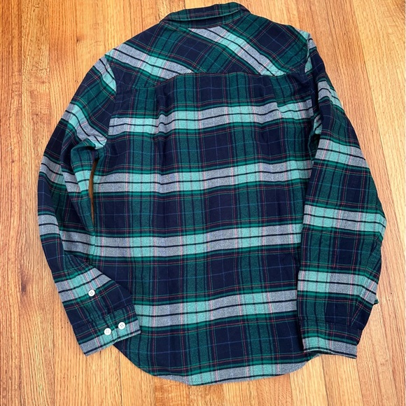 J. Crew  Plaid Flannel Half Zip Pullover Size S(O) - Picture 9 of 12